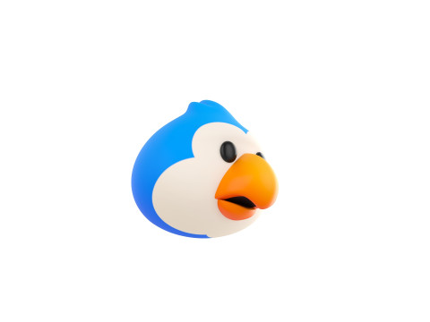 Prop125 Bird Head 3D मॉडल