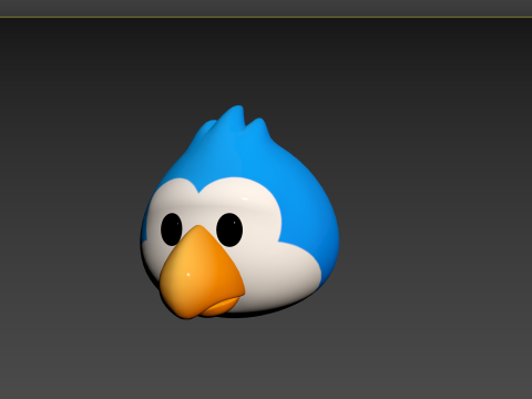 Prop125 Bird Head 3D मॉडल