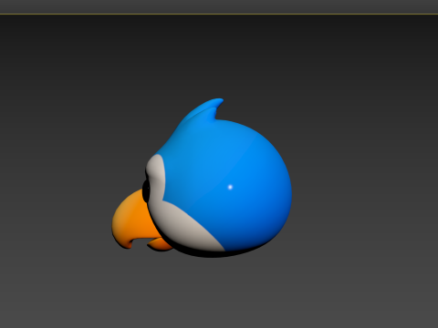 Prop125 Bird Head 3D मॉडल