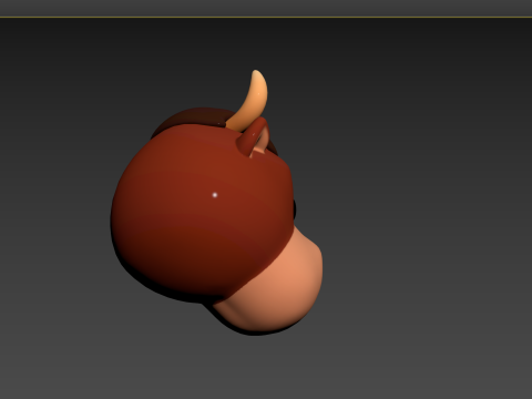 Prop126 Bull Head 3D Model