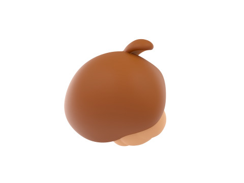 Prop127 Bulldog Head 3D 模型
