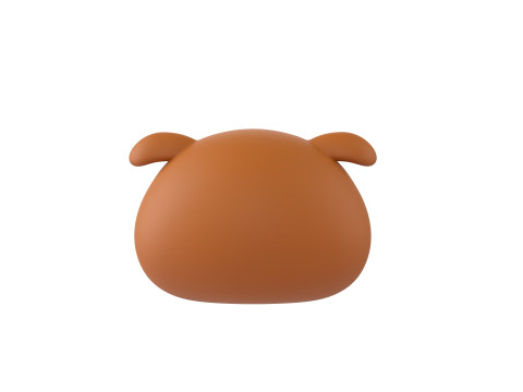 Prop127 Bulldog Head 3D 模型