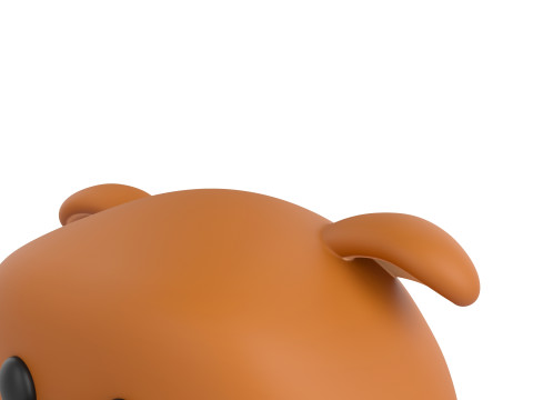 Prop127 Bulldog Head 3D 模型