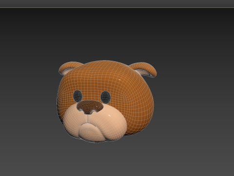 Prop127 Bulldog Head 3D 模型