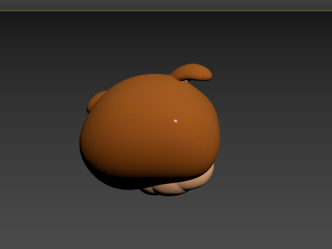 Prop127 Bulldog Head 3D 模型