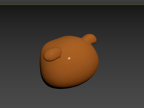 Prop127 Bulldog Head 3D 模型