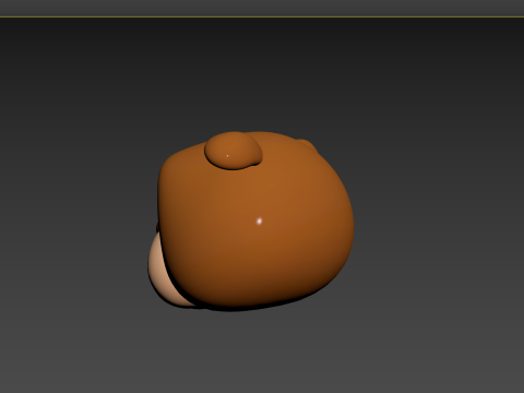Prop127 Bulldog Head 3D 模型