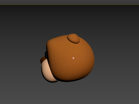 Prop127 Bulldog Head 3D 模型