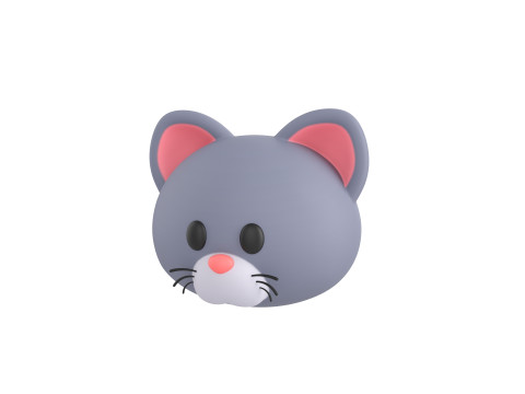Prop128 Cat Head Modelo 3D