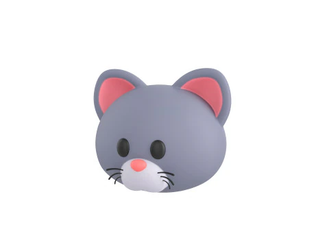 Cabe&ccedil;a de gato Prop128 Modelo 3D