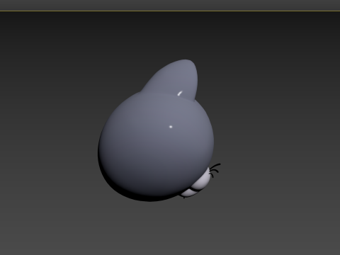 Prop128 Cat Head Model 3D