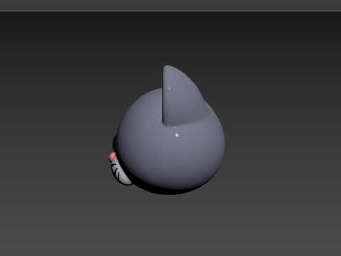 Prop128 Cat Head Model 3D