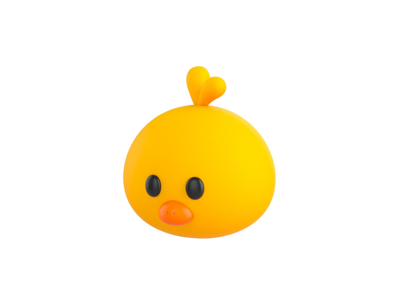 Prop129 Chick Head 3D मॉडल .c4d .max .obj .3ds .fbx .stl .blend 