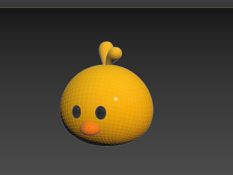 Prop129 Chick Head 3D मॉडल