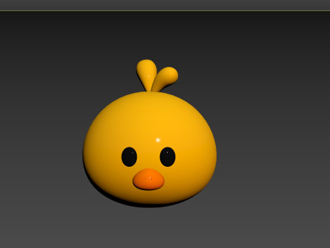 Prop129 Chick Head 3D मॉडल
