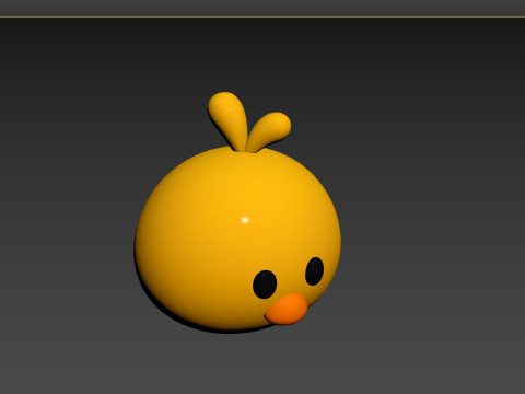 Prop129 Chick Head 3D मॉडल