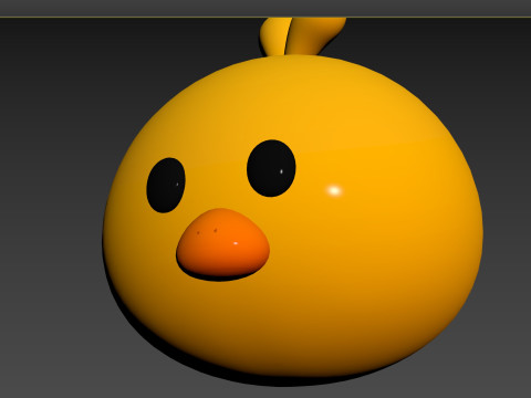 Prop129 Chick Head 3D मॉडल