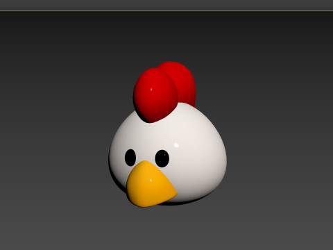 Prop130 Chicken Head 3D 模型