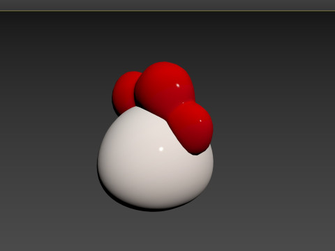 Prop130 Chicken Head 3D 模型