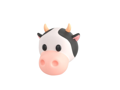Prop131 Cow Head 3D 模型