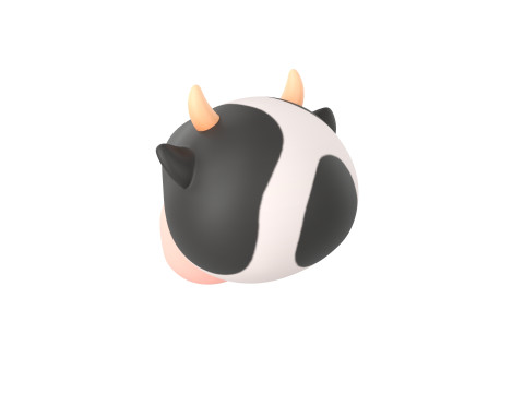 Prop131 Cow Head Modelo 3D