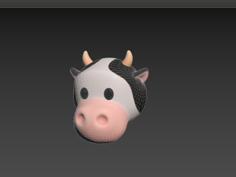 Prop131 Cow Head Modelo 3D