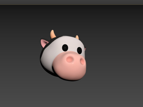 Prop131 Cow Head Modelo 3D