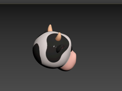 Prop131 Cow Head Modelo 3D