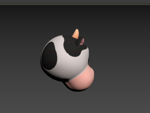 Prop131 Cow Head Modelo 3D
