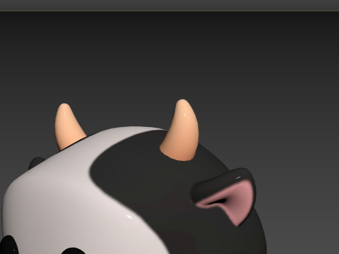 Prop131 Cow Head Modelo 3D