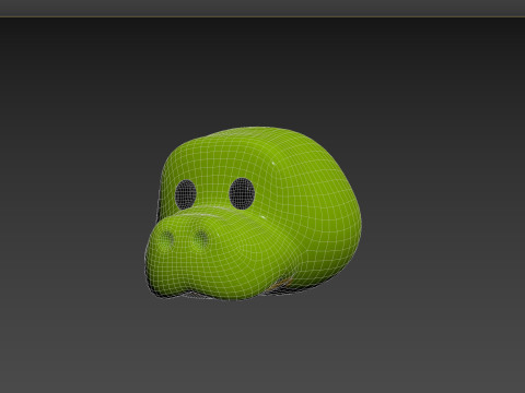 Prop132 Crocodile Head 3D Model