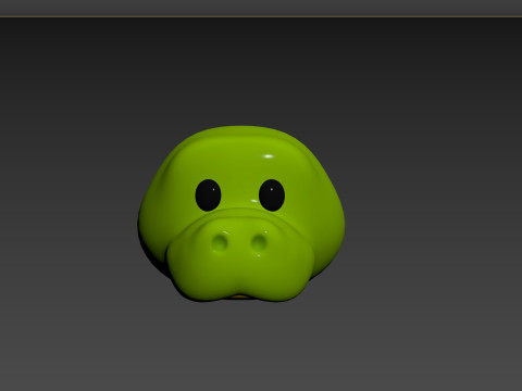 Prop132 Crocodile Head 3D Model