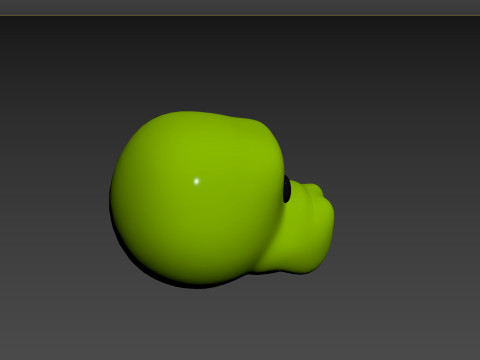 Prop132 Crocodile Head 3D Model