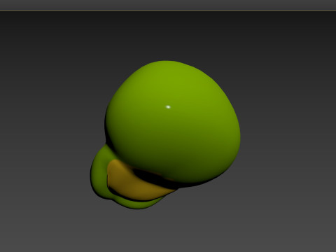 Prop132 Crocodile Head 3D Model