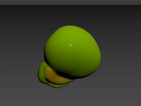 Prop132 Crocodile Head 3D Model