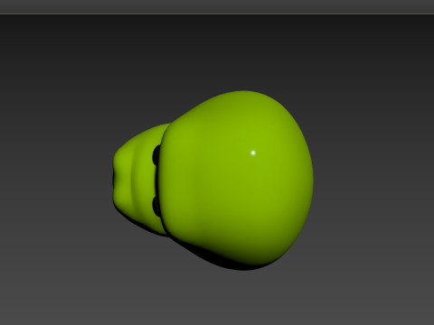 Prop132 Crocodile Head 3D Model