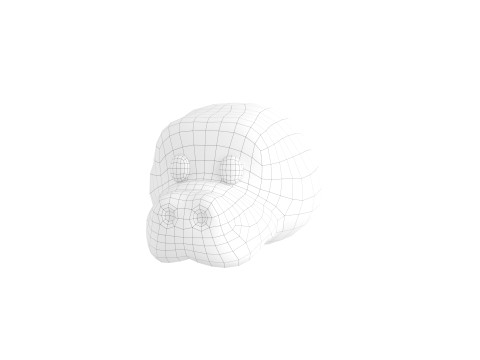 Prop132 Crocodile Head 3D Model