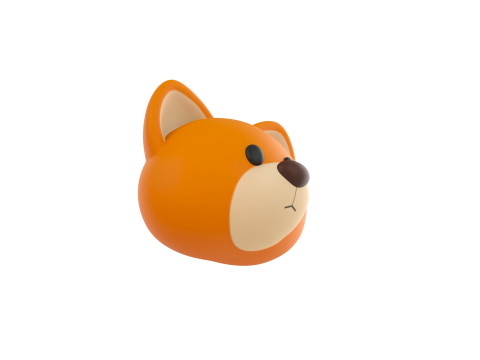 Prop133 Dog Head 3D Model