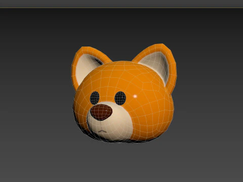 Prop133 Dog Head 3D Model