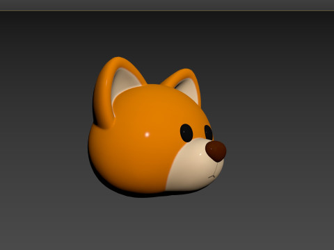 Prop133 Dog Head 3D Model