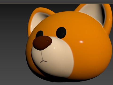 Prop133 Dog Head 3D Model