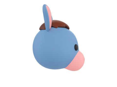 Prop131 Cow Head Model 3D
