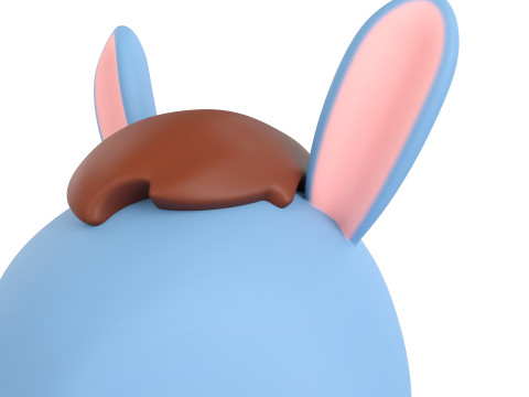 Prop131 Cow Head Model 3D
