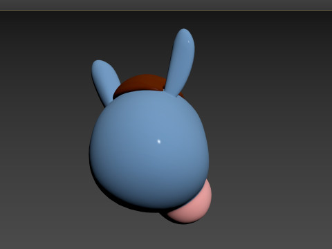 Prop131 Cow Head Model 3D