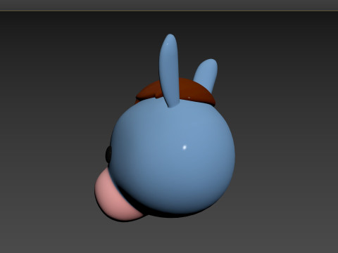Prop131 Cow Head Model 3D