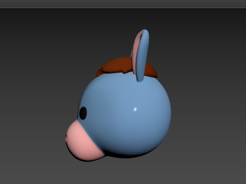 Prop131 Cow Head Model 3D
