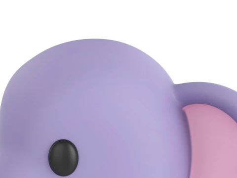 Prop135 Elephant Head 3D Model