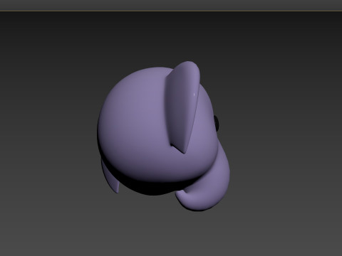 Prop135 Elephant Head Modello 3D