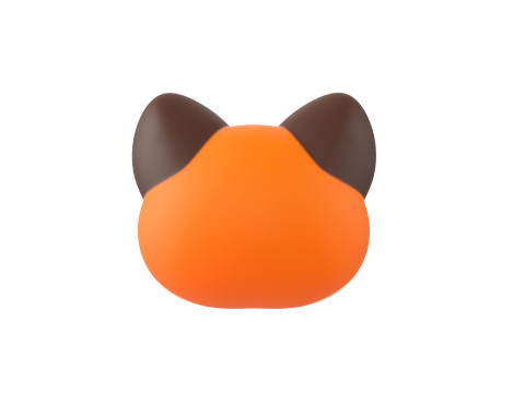 Prop136 Fox Head Model 3D