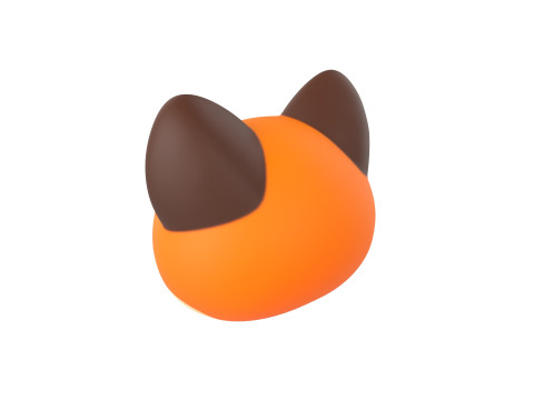 Prop136 Fox Head Model 3D
